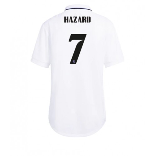 Fotbalové Dres Real Madrid Eden Hazard #7 Dámské Domácí 2022-23 Krátký Rukáv
